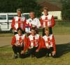 1993 England Test Team at Great Blakenham. Back L/R: Phil Pilbrow-Dave Blinston(man)-Tim Snook. Front: Alan Scrutton-Andre Cross-Jason Pratt. 